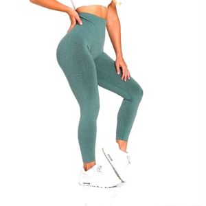 NVGTN forest green seamless leggings